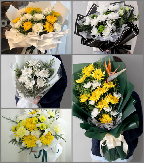 贵州黔西南州贞丰县连环乡坡棉村白事花束代送